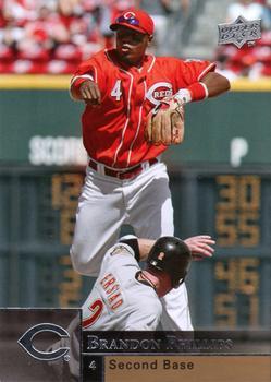 #95 Brandon Phillips - Cincinnati Reds - 2009 Upper Deck Baseball