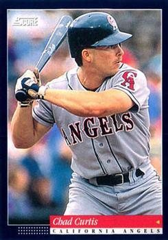 #95 Chad Curtis - California Angels -1994 Score Baseball