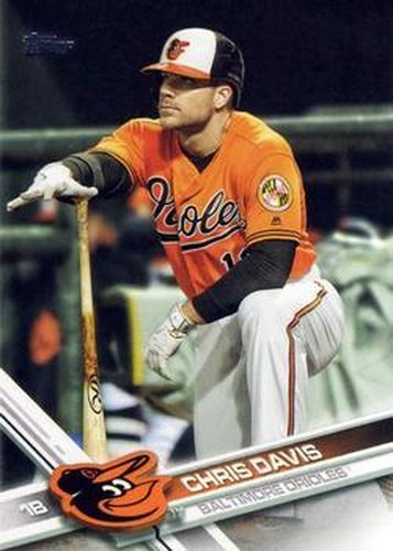 #95 Chris Davis - Baltimore Orioles - 2017 Topps Baseball