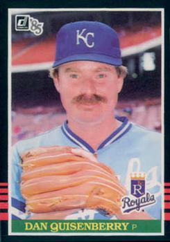 #95 Dan Quisenberry - Kansas City Royals - 1985 Donruss Baseball