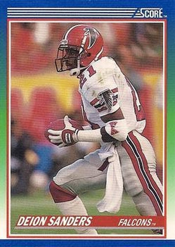 #95 Deion Sanders - Atlanta Falcons - 1990 Score Football