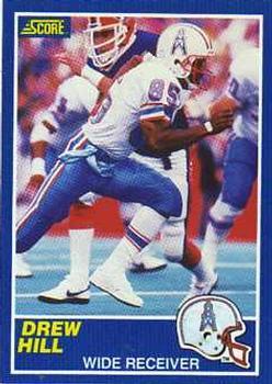 #95 Drew Hill - Houston Oilers - 1989 Score Football