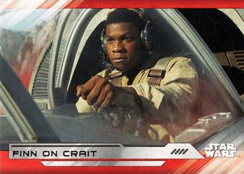 #95 Finn on Crait - 2017 Topps Star Wars The Last Jedi