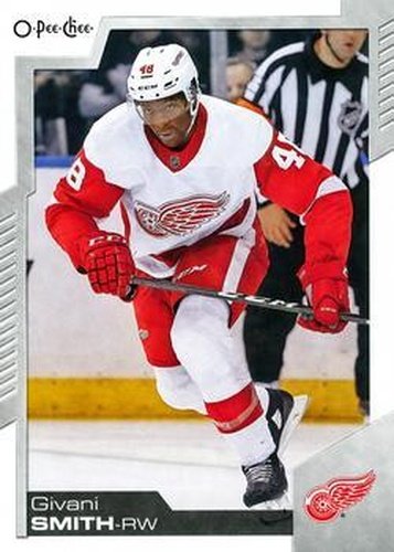 #95 Givani Smith - Detroit Red Wings - 2020-21 O-Pee-Chee Hockey