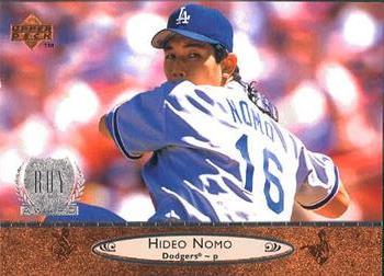 #95 Hideo Nomo - Los Angeles Dodgers - 1996 Upper Deck Baseball