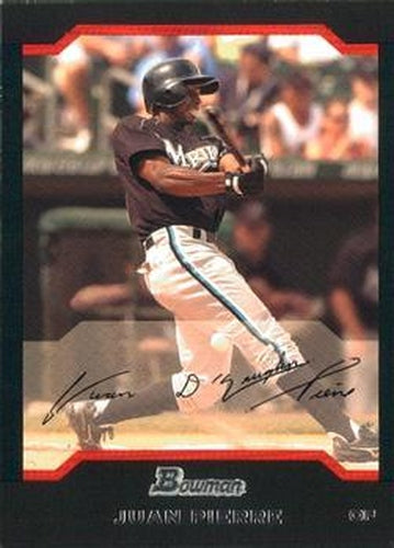 #95 Juan Pierre - Florida Marlins - 2004 Bowman Baseball