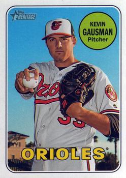#95 Kevin Gausman - Baltimore Orioles - 2018 Topps Heritage Baseball
