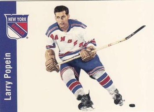 #95 Larry Popein - New York Rangers - 1994 Parkhurst Missing Link 1956-57 Hockey