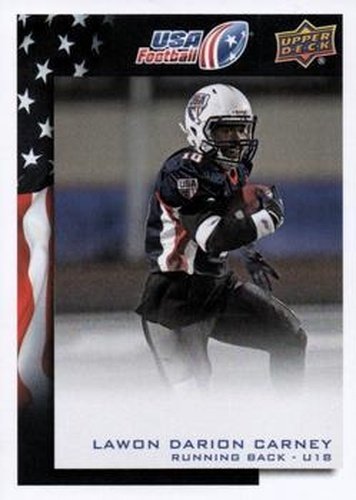 #95 Lawon Darion Carney - USA - 2014 Upper Deck USA Football