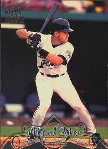 #95 Miguel Cairo - Tampa Bay Devil Rays - 1998 Pacific Paramount Baseball
