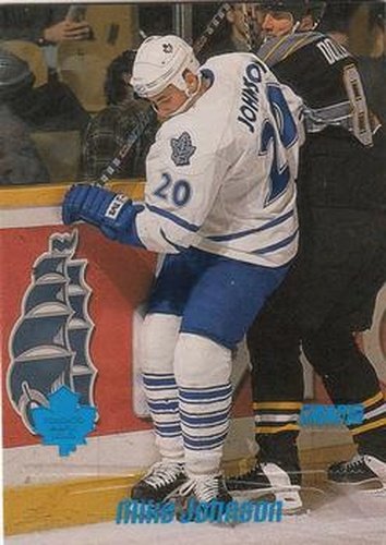 #95 Mike Johnson - Toronto Maple Leafs - 1999-00 Stadium Club Hockey