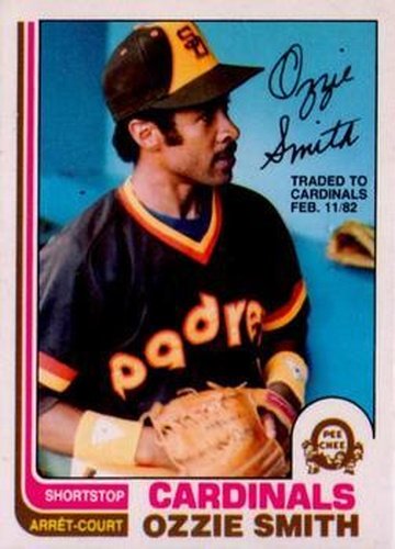 #95 Ozzie Smith - St. Louis Cardinals - 1982 O-Pee-Chee Baseball