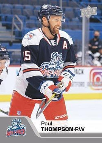 #95 Paul Thompson - Hartford Wolf Pack - 2020-21 Upper Deck AHL Hockey