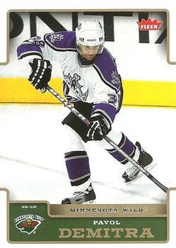 #95 Pavol Demitra - Minnesota Wild - 2006-07 Fleer Hockey