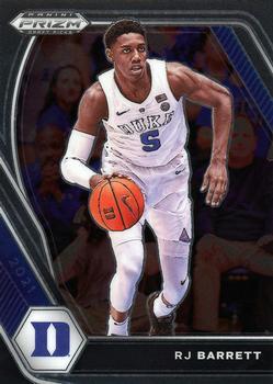 #95 RJ Barrett - Duke Blue Devils - 2021 Panini Prizm Collegiate Draft Picks Basketball