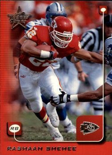 #95 Rashaan Shehee - Kansas City Chiefs - 1999 Leaf Rookies & Stars Football
