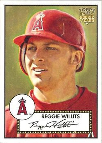 #95 Reggie Willits - Los Angeles Angels - 2006 Topps 1952 Edition Baseball