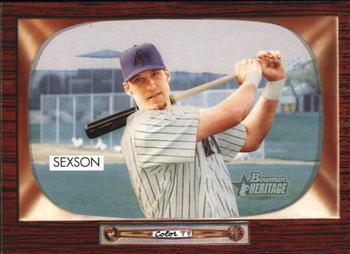 #95 Richie Sexson - Arizona Diamondbacks - 2004 Bowman Heritage Baseball
