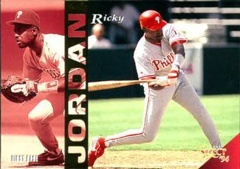 #95 Ricky Jordan - Philadelphia Phillies - 1994 Select Baseball
