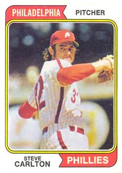 #95 Steve Carlton - Philadelphia Phillies - 1974 Topps Baseball