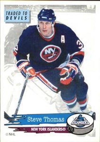 #95 Steve Thomas - New York Islanders - 1995-96 Panini Hockey Stickers
