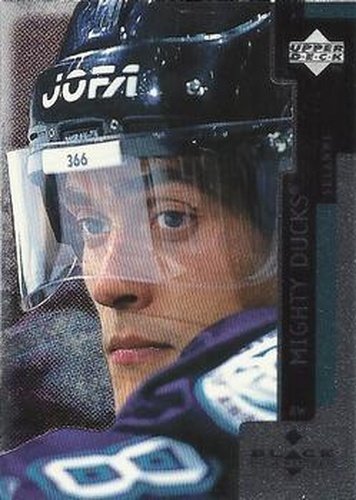 #95 Teemu Selanne - Anaheim Mighty Ducks - 1997-98 Upper Deck Black Diamond Hockey