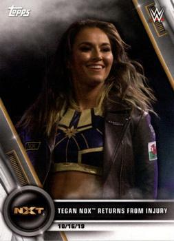 #95 Tegan Nox Returns from Injury - 2020 Topps WWE Women's Division Wrestling