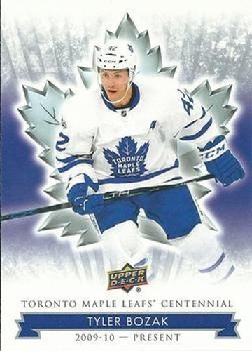 #95 Tyler Bozak - Toronto Maple Leafs - 2017 Upper Deck Toronto Maple Leafs Centennial Hockey