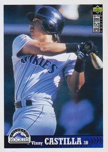 #95 Vinny Castilla - Colorado Rockies - 1997 Collector's Choice Baseball