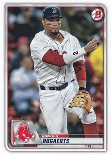#95 Xander Bogaerts - Boston Red Sox - 2020 Bowman Baseball