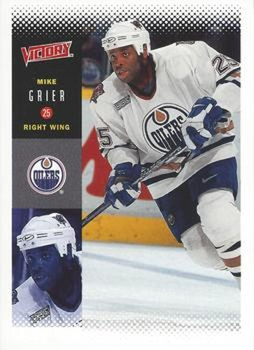 #95 Mike Grier - Edmonton Oilers - 2000-01 Upper Deck Victory Hockey