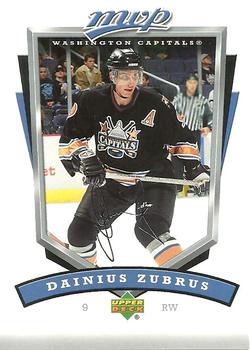 #295 Dainius Zubrus - Washington Capitals - 2006-07 Upper Deck MVP Hockey