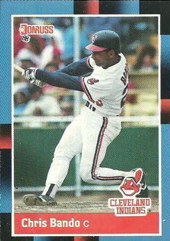 #95 Chris Bando - Cleveland Indians - 1988 Donruss Baseball