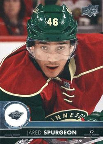 #95 Jared Spurgeon - Minnesota Wild - 2017-18 Upper Deck Hockey