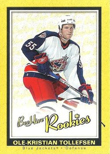 #95 Ole-Kristian Tollefsen - Columbus Blue Jackets - 2005-06 Upper Deck Beehive Hockey