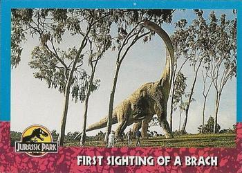 #95 First Sighting of a Brach - 1993 Topps Jurassic Park