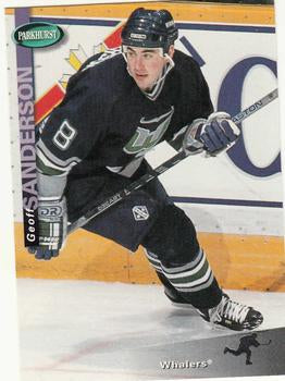 #95 Geoff Sanderson - Hartford Whalers - 1994-95 Parkhurst Hockey