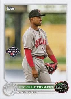 #PD-95 Eddys Leonard - Great Lakes Loons - 2022 Topps Pro Debut Baseball