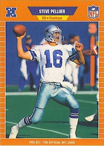 #95 Steveelluer - Dallas Cowboys - 1989 Pro Set Football