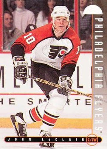 #95 John LeClair - Philadelphia Flyers - 1995-96 Leaf Hockey