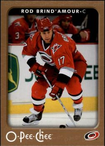 #95 Rod Brind'Amour - Carolina Hurricanes - 2006-07 O-Pee-Chee Hockey