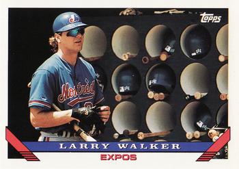 #95 Larry Walker - Montreal Expos - 1993 Topps Baseball
