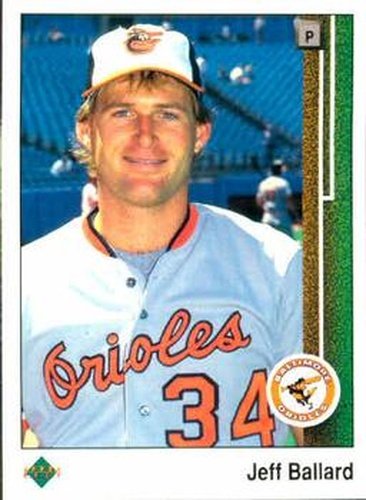 #595 Jeff Ballard - Baltimore Orioles - 1989 Upper Deck Baseball