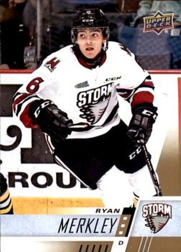 #95 Ryan Merkley - Guelph Storm - 2017-18 Upper Deck CHL Hockey