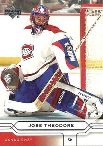 #95 Jose Theodore - Montreal Canadiens - 2004-05 Upper Deck Hockey