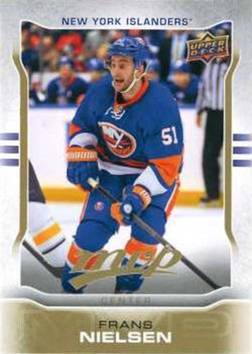 #95 Frans Nielsen - New York Islanders - 2014-15 Upper Deck MVP Hockey