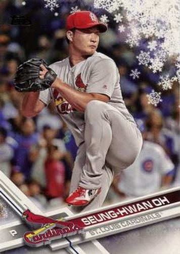 #HMW95 Seung-Hwan Oh - St. Louis Cardinals - 2017 Topps Holiday Baseball