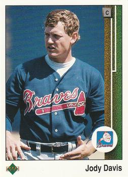 #795 Jody Davis - Atlanta Braves - 1989 Upper Deck Baseball