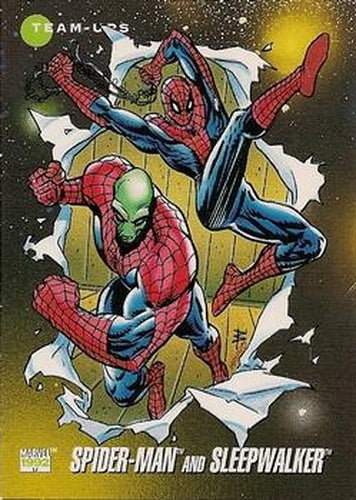 #95 Spider-Man and Sleepwalker - 1992 Impel Marvel Universe