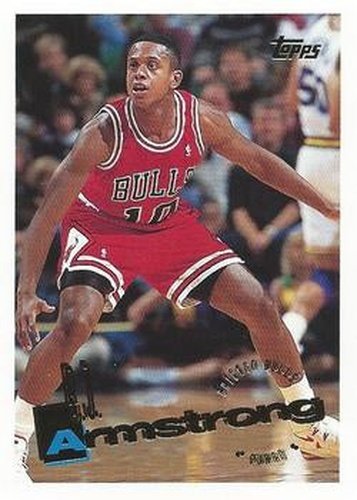 #95 B.J. Armstrong - Chicago Bulls - 1995-96 Topps Basketball